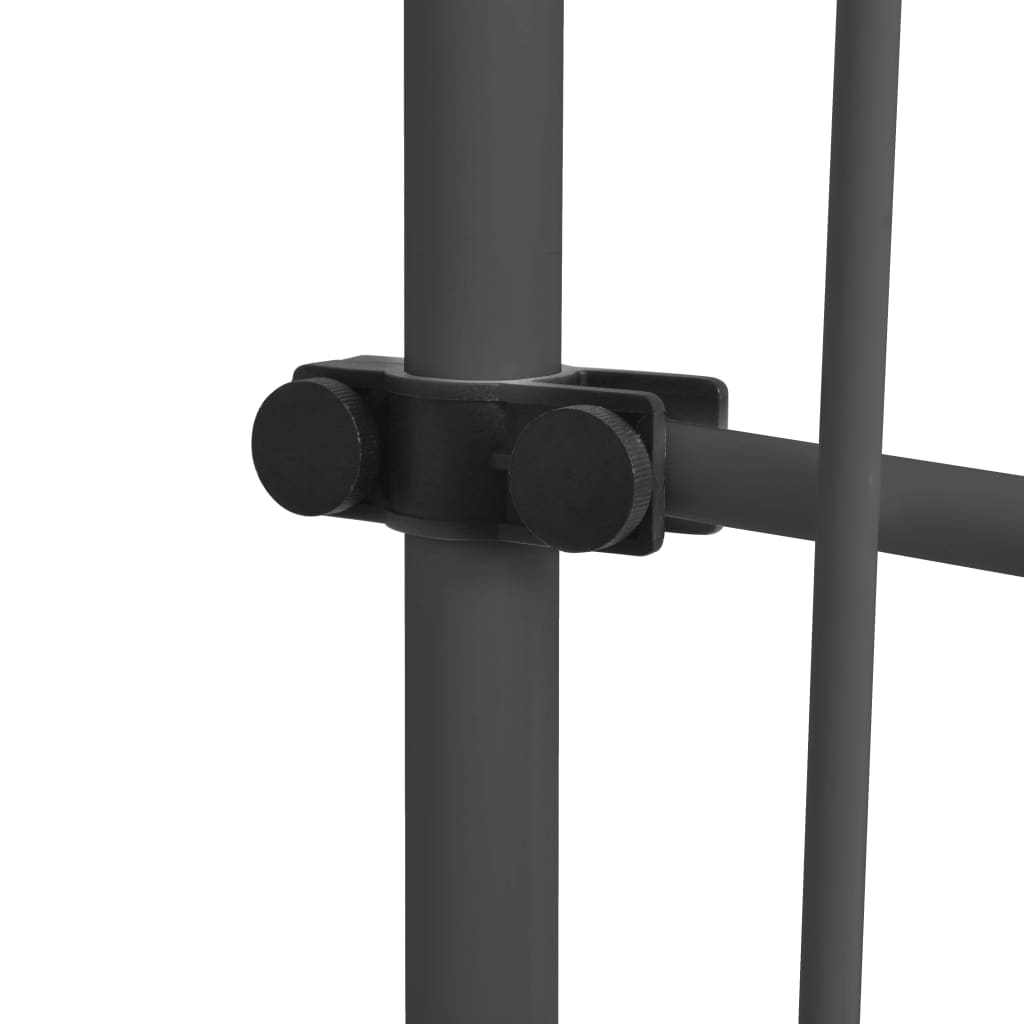 Copertină retractabilă manual cu LED, antracit, 300 cm