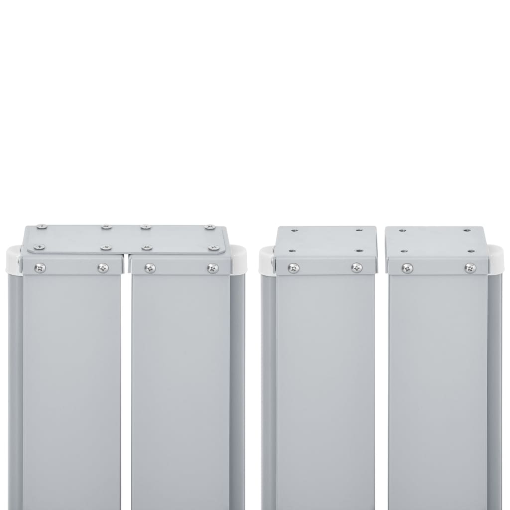 Copertină laterală retractabilă, negru, 140 x 600 cm