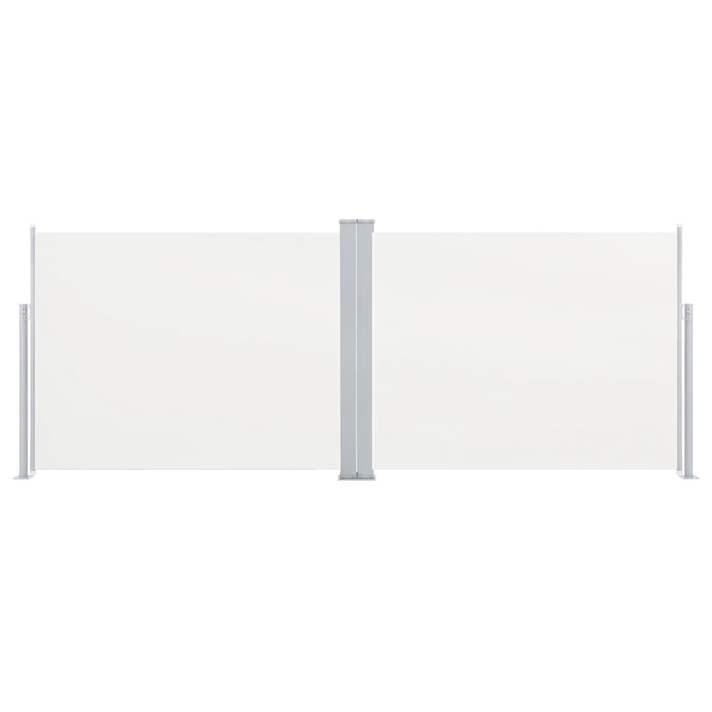 Copertină laterală retractabilă, crem, 140 x 1000 cm