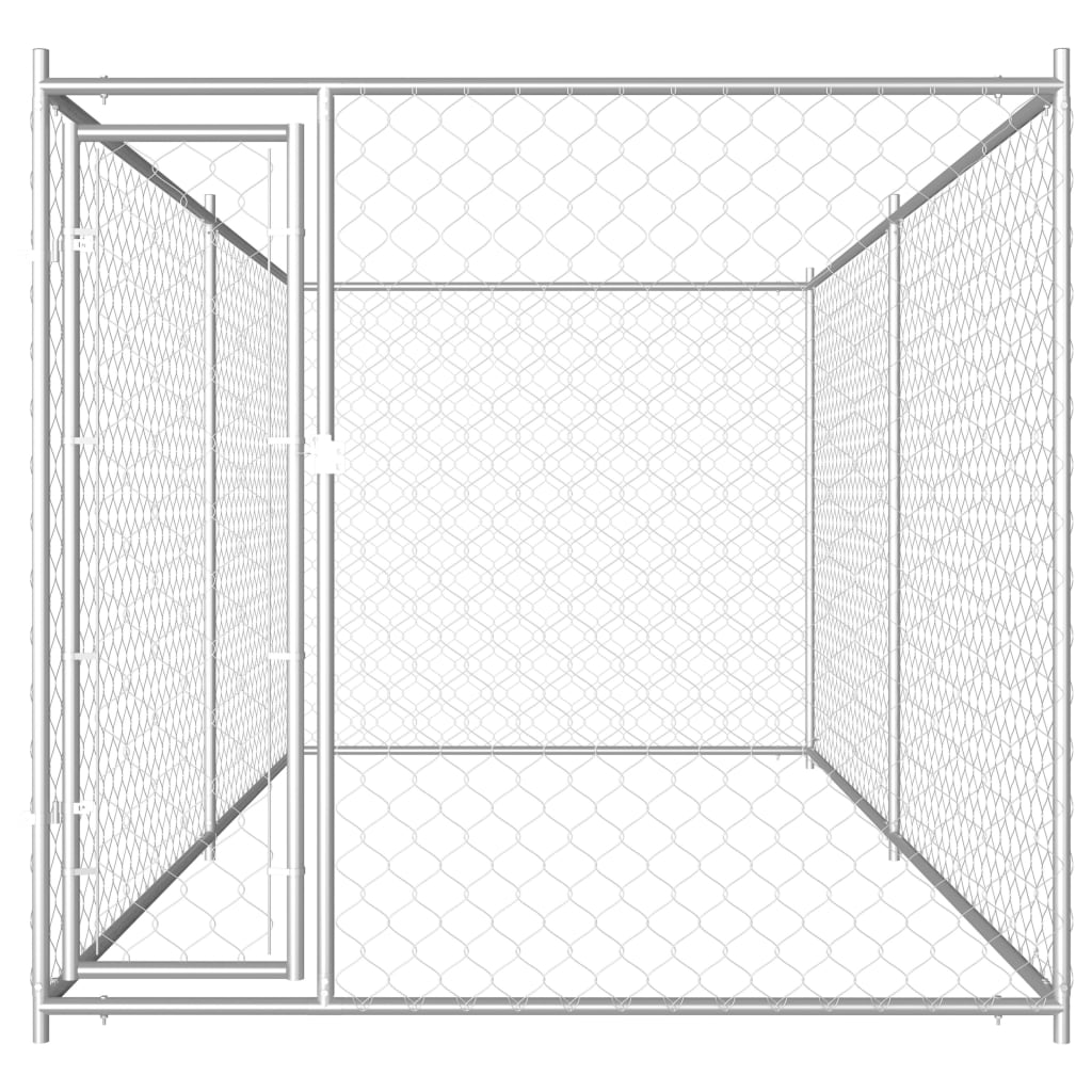Outdoor dog paddock, 382 x 192 x 185 cm