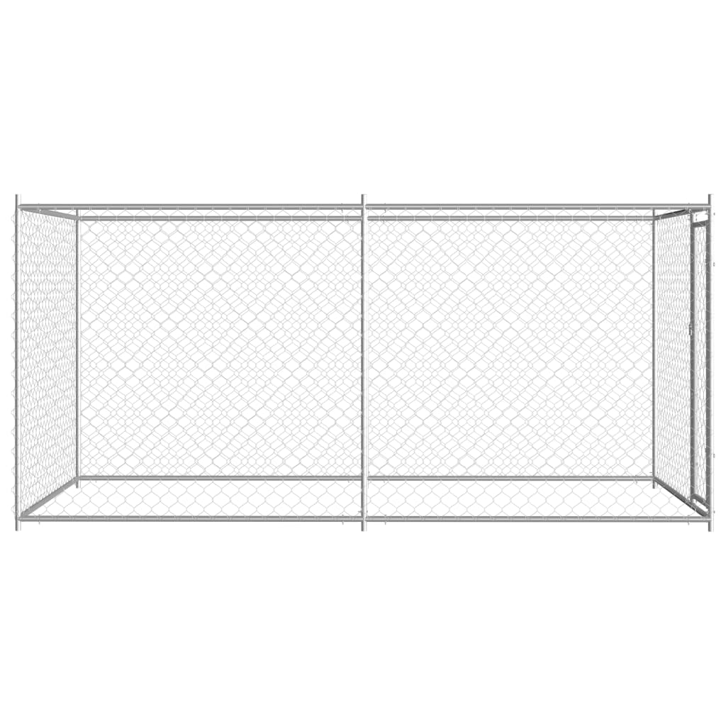 Outdoor dog paddock, 382 x 192 x 185 cm