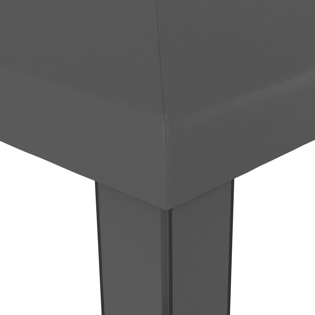 Pavilion cu acoperiș dublu, antracit, 3 x 6 m