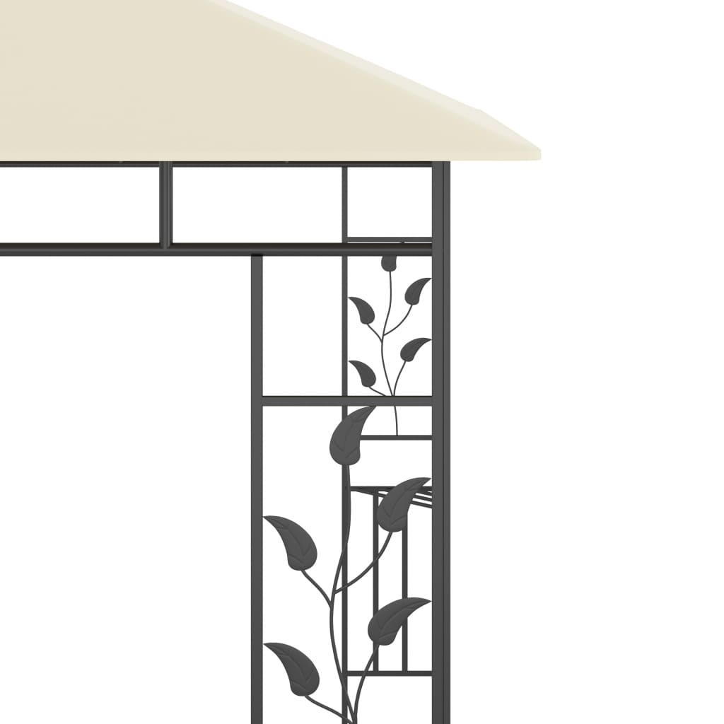 Pavilion cu plasă anti-țânțari, crem, 3x3x2,73 m, 180 g/m²