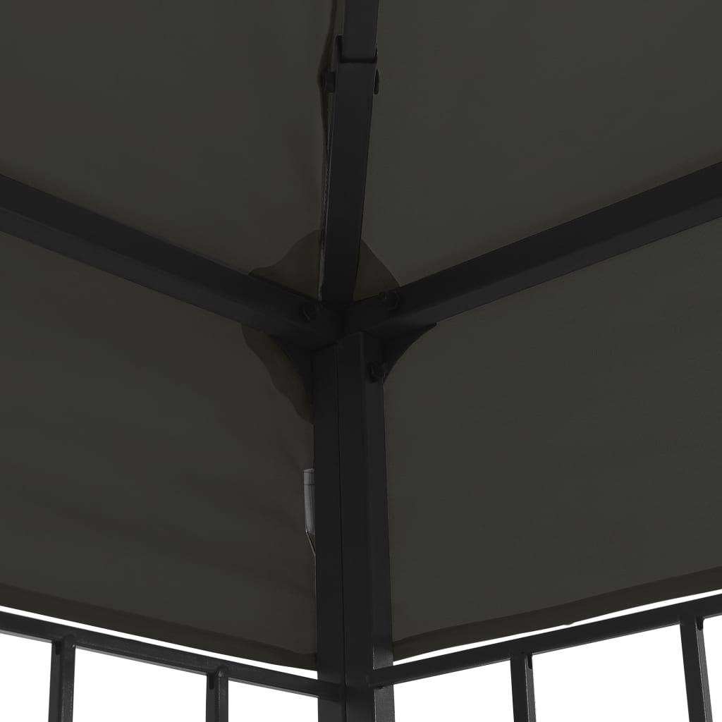 Pavilion, antracit, 3 x 4 m