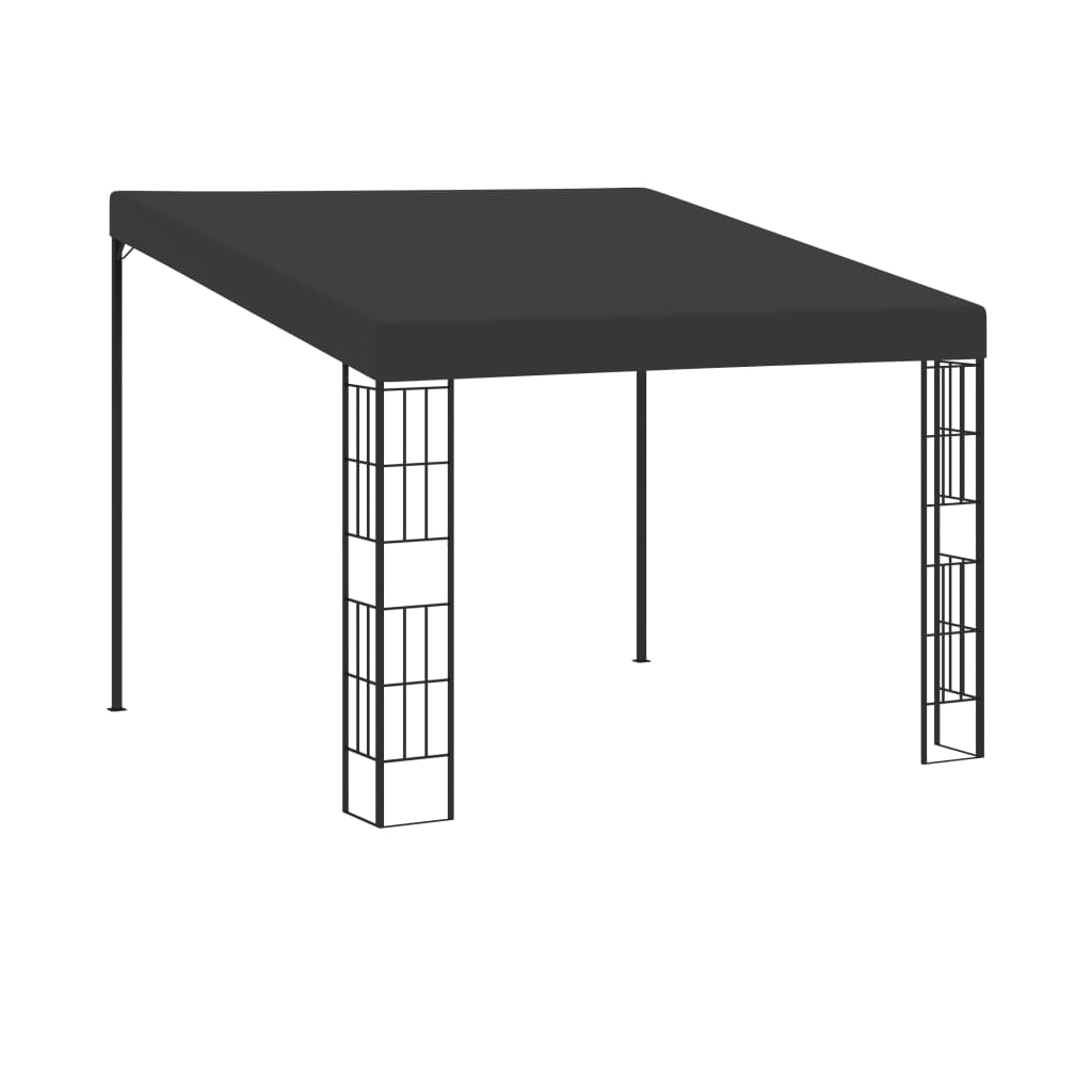 Pavilion de perete, antracit, 3 x 3 m, material textil