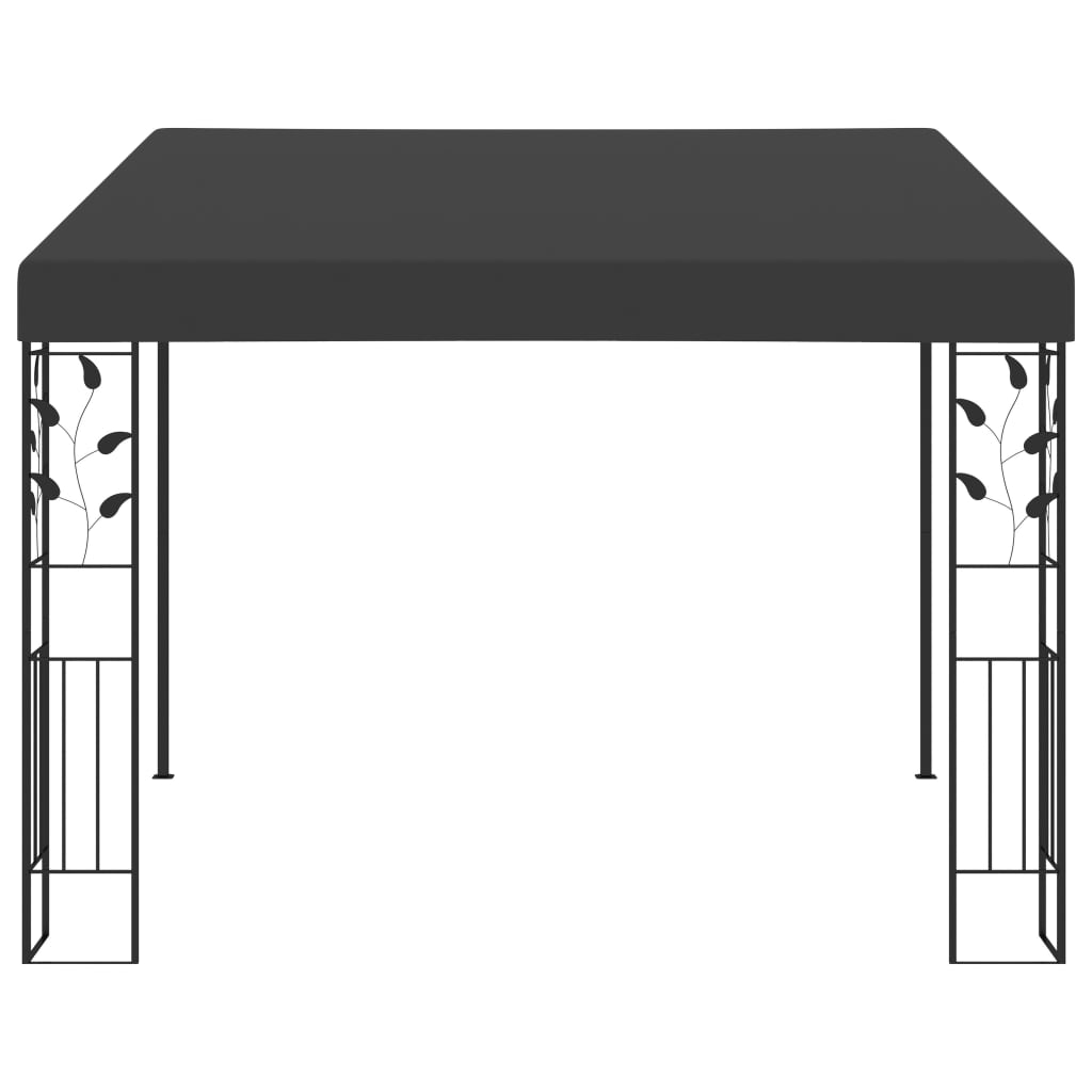 Pavilion de perete, antracit, 3 x 3 x 2,5 m