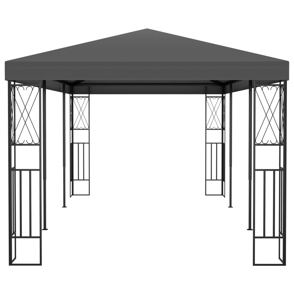 Pavilion, antracit, 3 x 6 m, material textil