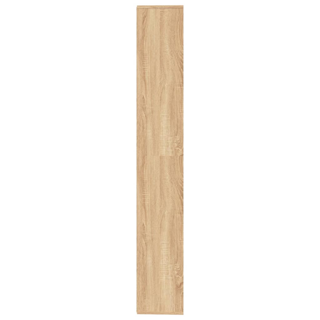 Bookcase/Room divider, sonoma oak, 155x24x160 cm, chipboard