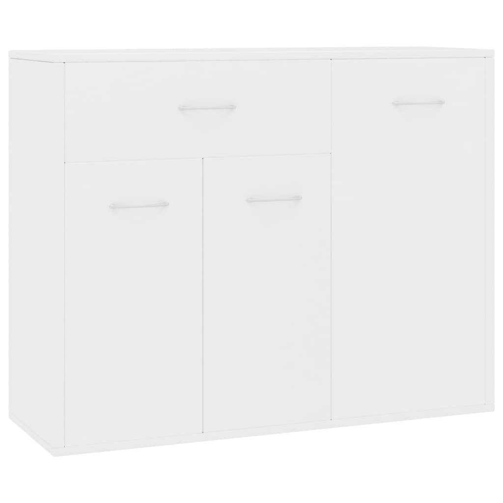 Sideboard, white, 88 x 30 x 70 cm, chipboard