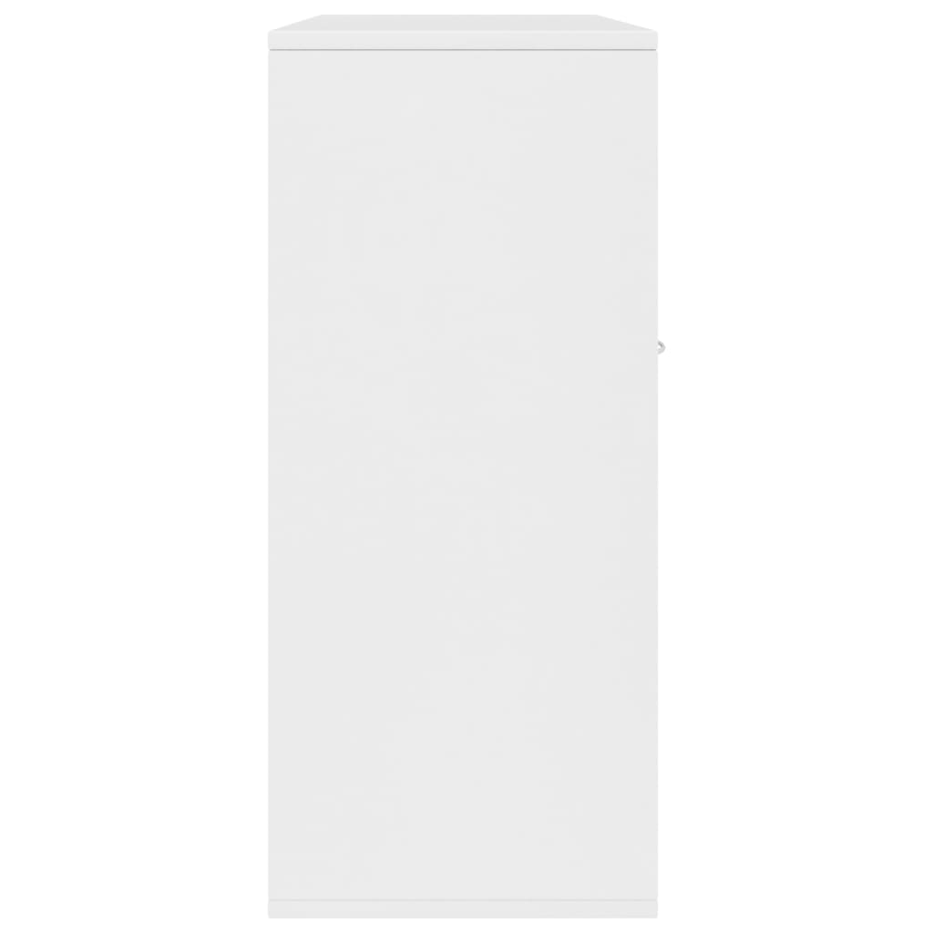 Sideboard, white, 88 x 30 x 70 cm, chipboard