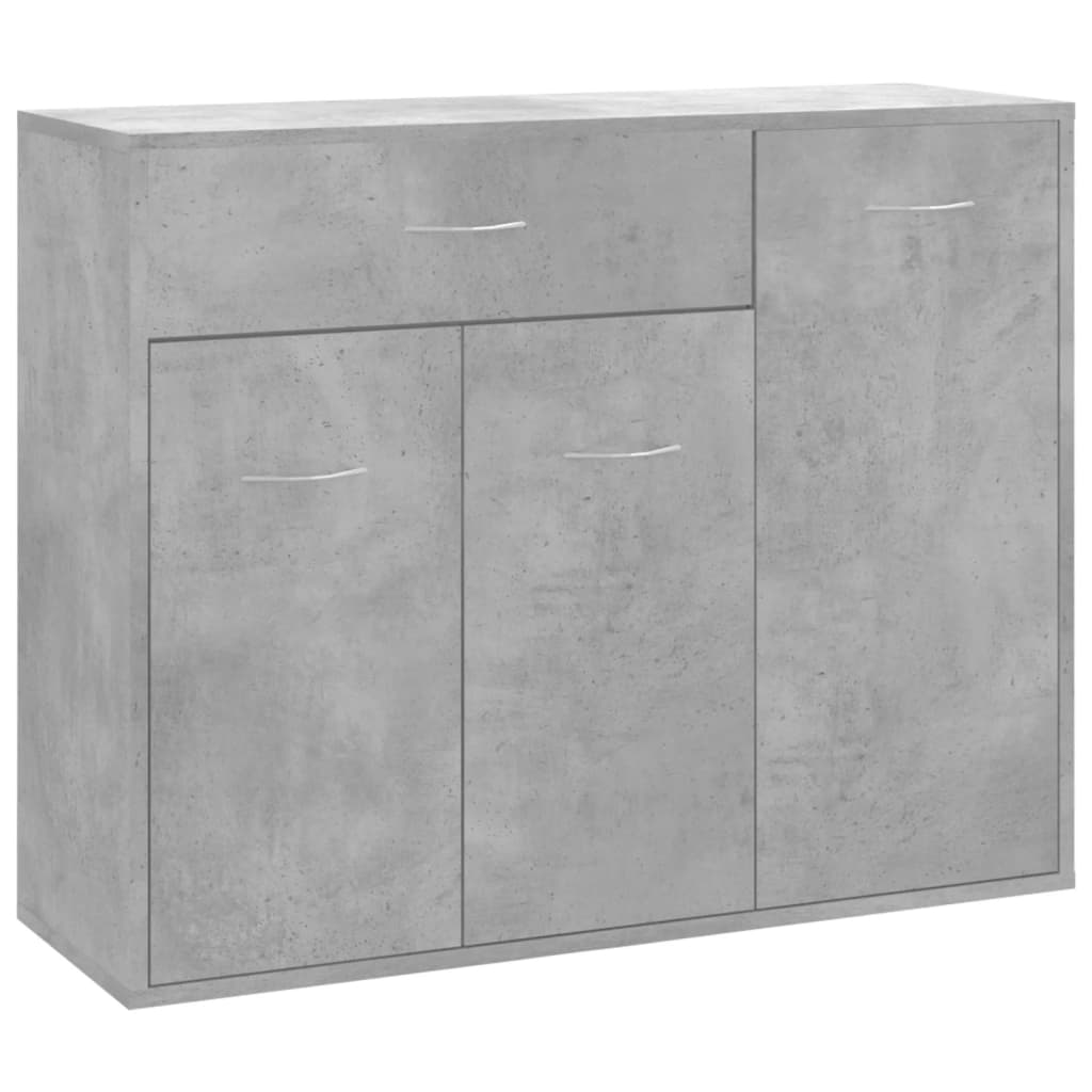 Sideboard, concrete grey, 88 x 30 x 70 cm, chipboard