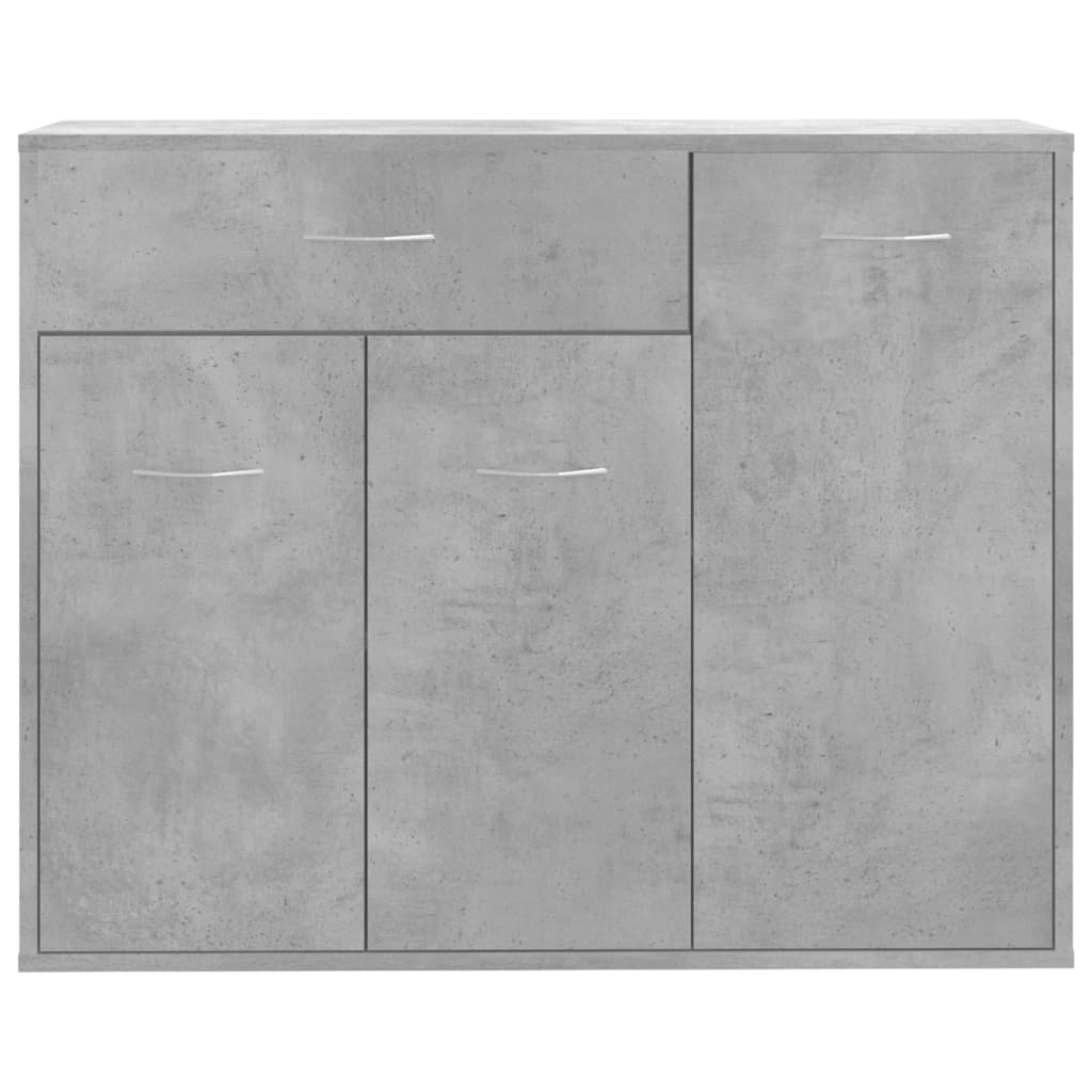 Sideboard, concrete grey, 88 x 30 x 70 cm, chipboard