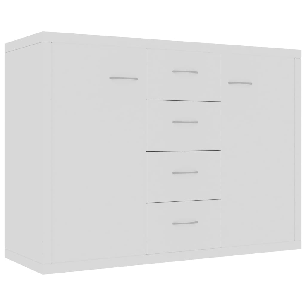 Sideboard, white, 88 x 30 x 65 cm, chipboard