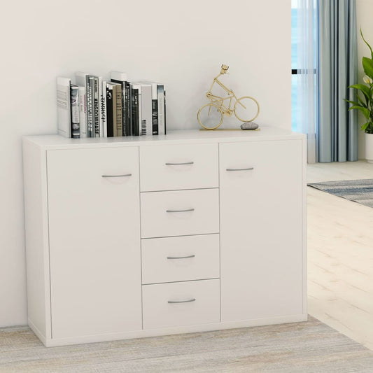 Dulap, alb, 88 x 30 x 65 cm, lemn prelucrat