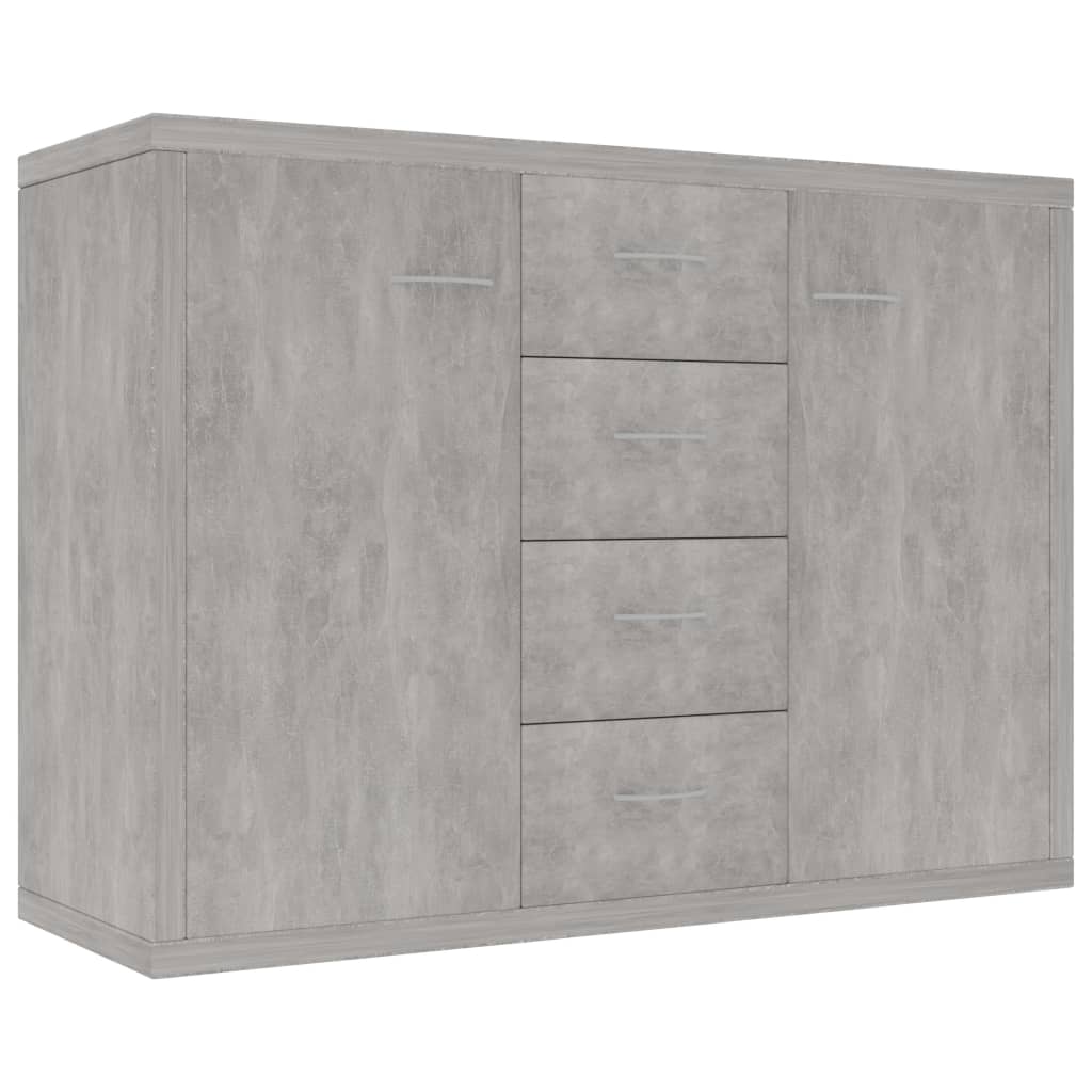 Sideboard, concrete gray, 88x30x65 cm, chipboard