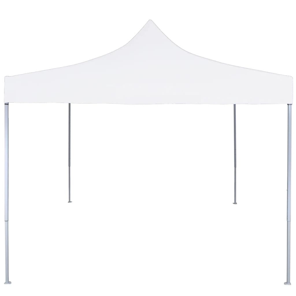 Cort de petrecere pliabil profesional, alb, 3 x 3 m, oțel