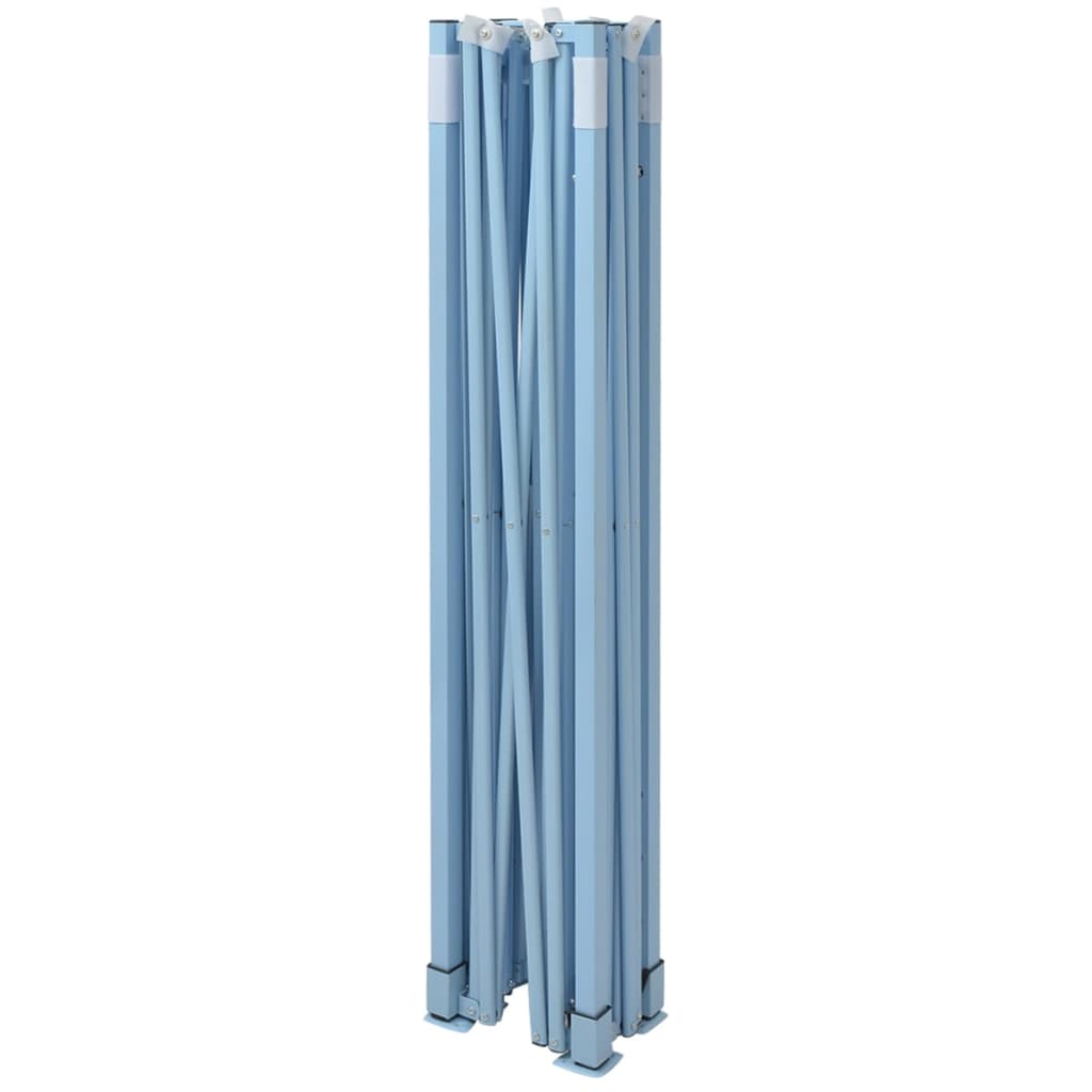 Cort de petrecere pliabil cu 4 pereți, alb, 3 x 6 m, oțel