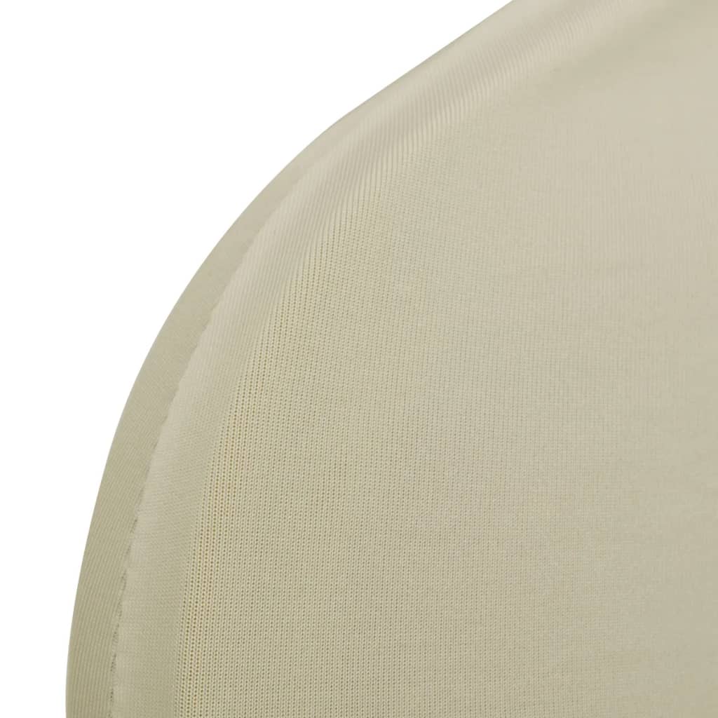 Elastic chair covers, 12 pcs., cream