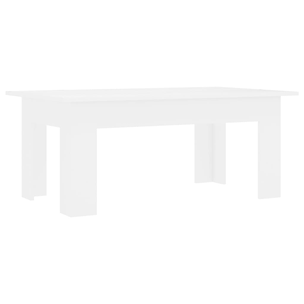 Coffee table, white, 100 x 60 x 42 cm, Chipboard