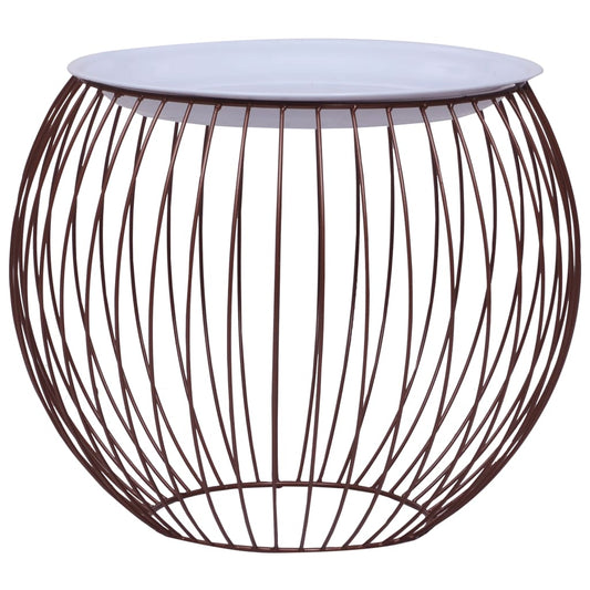 Coffee table, gold, Ø 51 cm