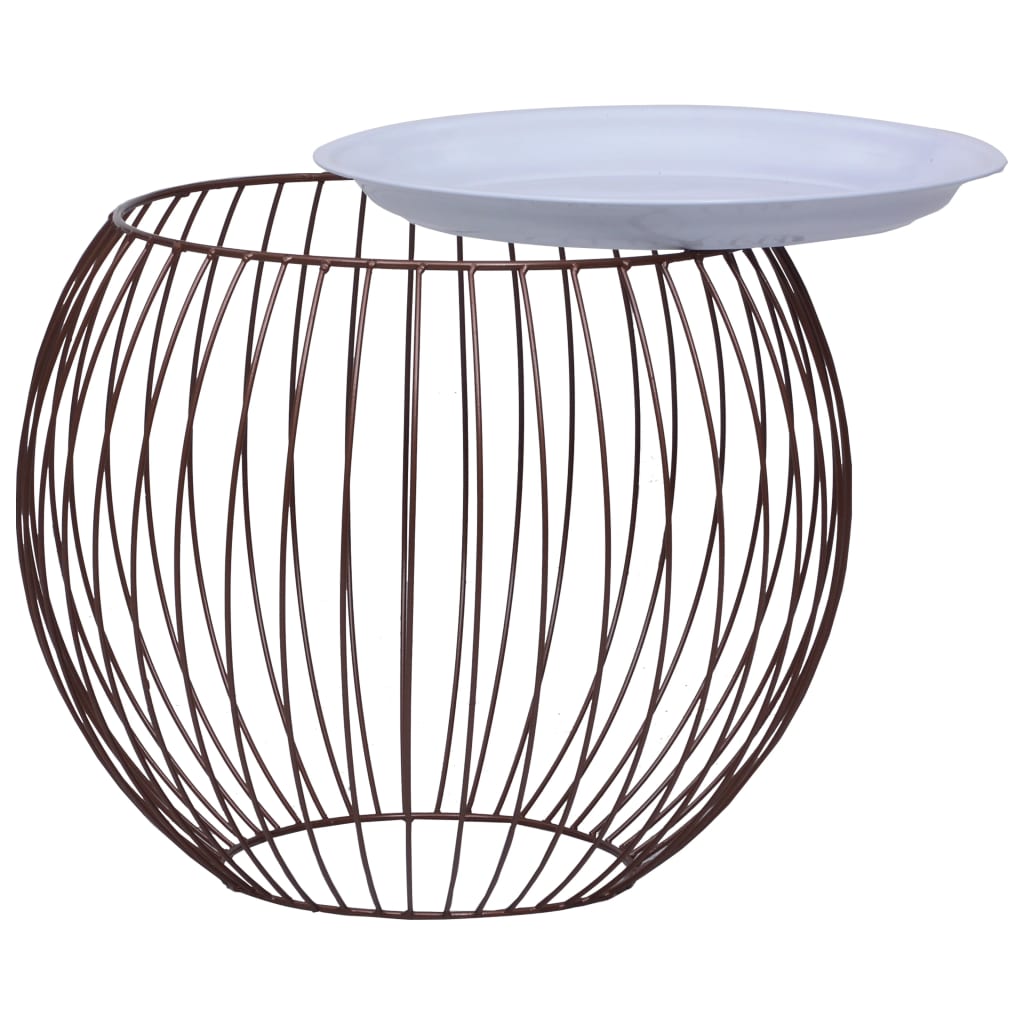 Coffee table, gold, Ø 51 cm