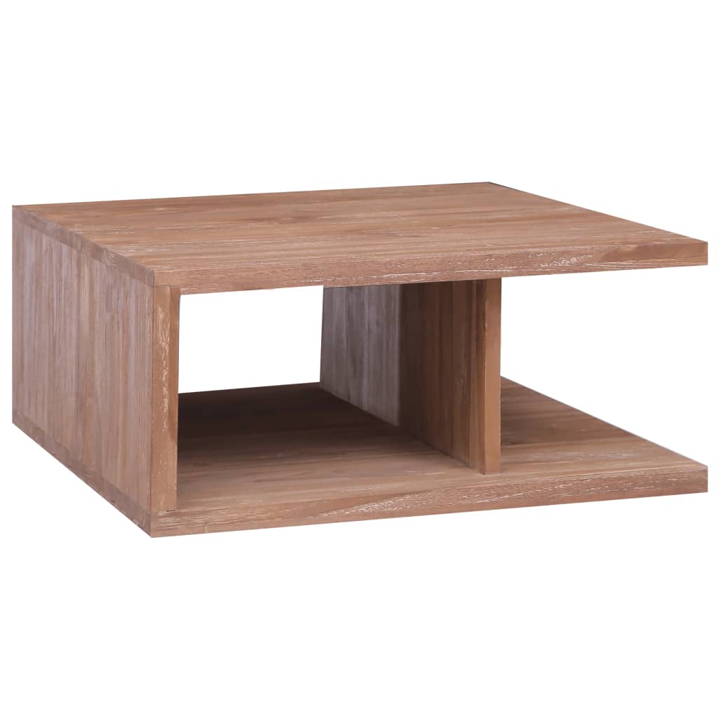 Coffee table, 70x70x30 cm, solid teak wood