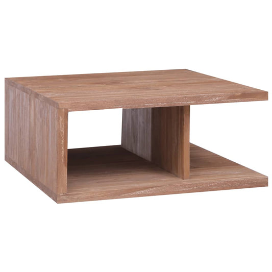 Coffee table, 70x70x30 cm, solid teak wood
