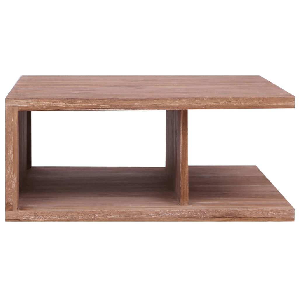 Coffee table, 70x70x30 cm, solid teak wood