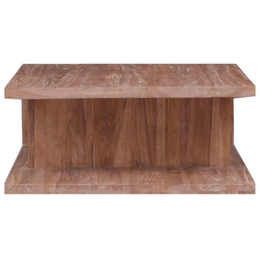Coffee table, 70x70x30 cm, solid teak wood