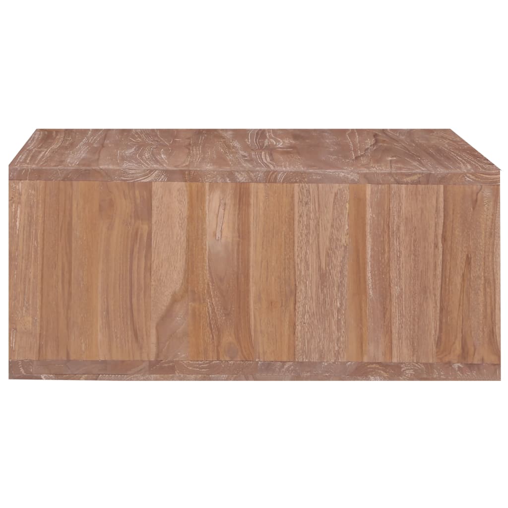 Coffee table, 70x70x30 cm, solid teak wood