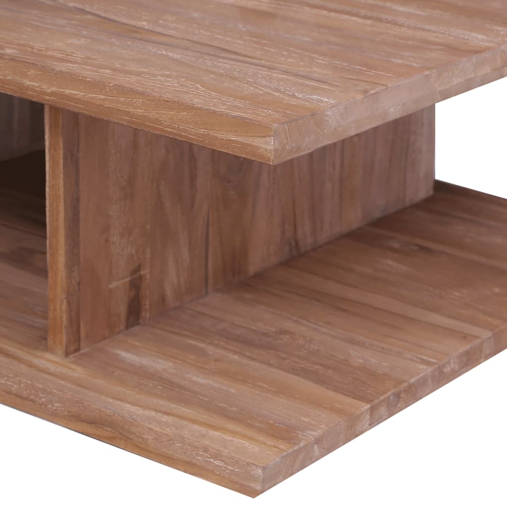 Coffee table, 70x70x30 cm, solid teak wood