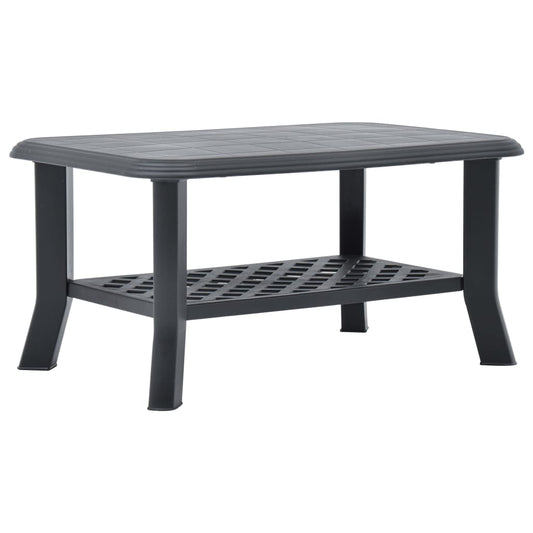 Coffee table, anthracite, 90 x 60 x 46 cm, plastic