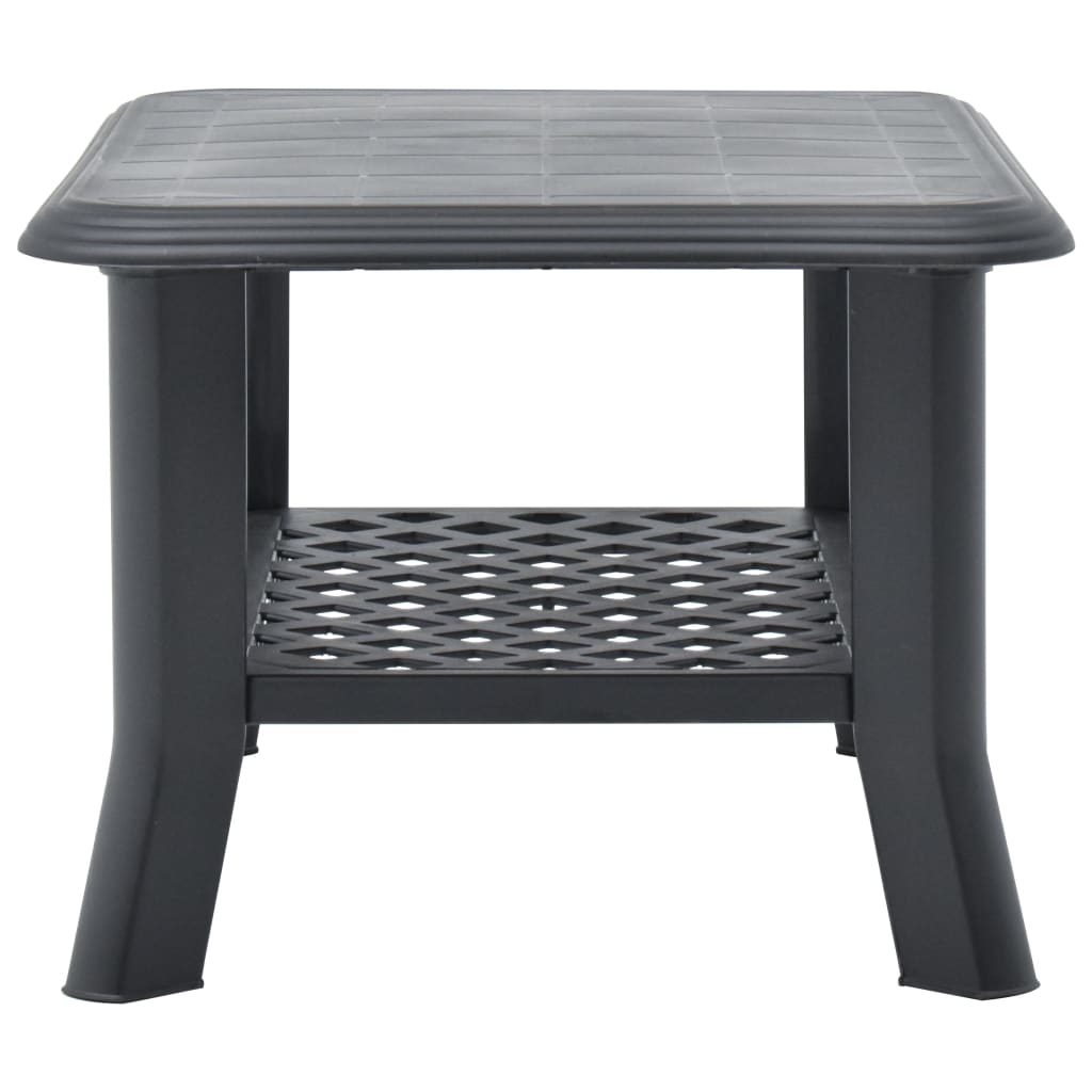Coffee table, anthracite, 90 x 60 x 46 cm, plastic