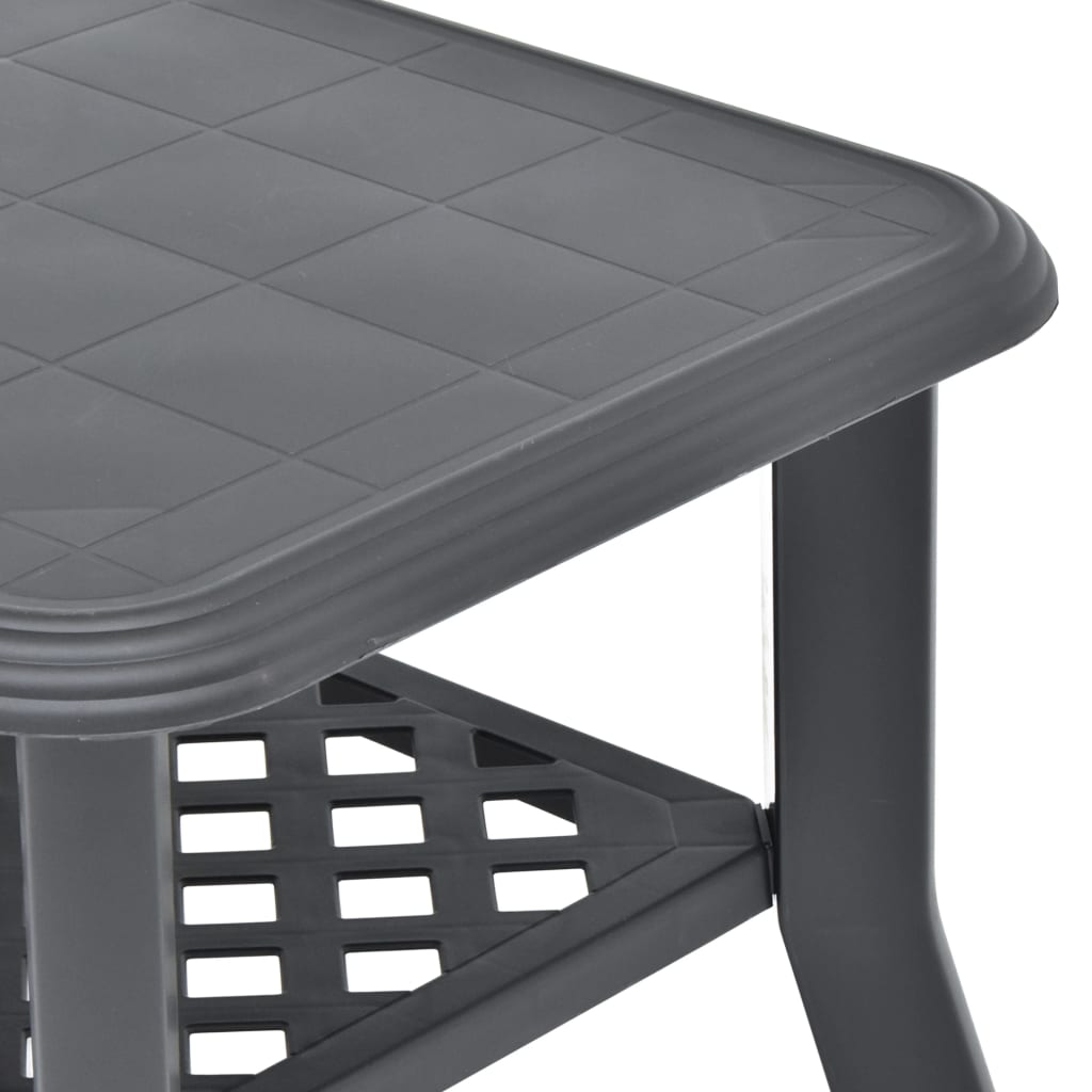 Coffee table, anthracite, 90 x 60 x 46 cm, plastic