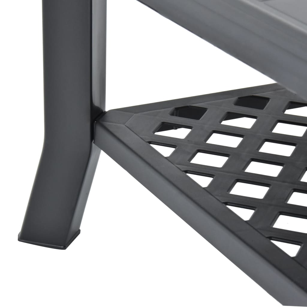 Coffee table, anthracite, 90 x 60 x 46 cm, plastic