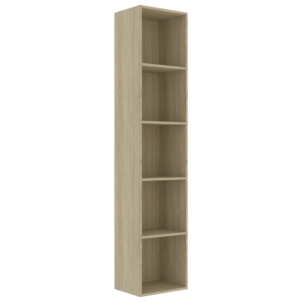 Bibliotecă, stejar sonoma, 40x30x189 cm, lemn prelucrat