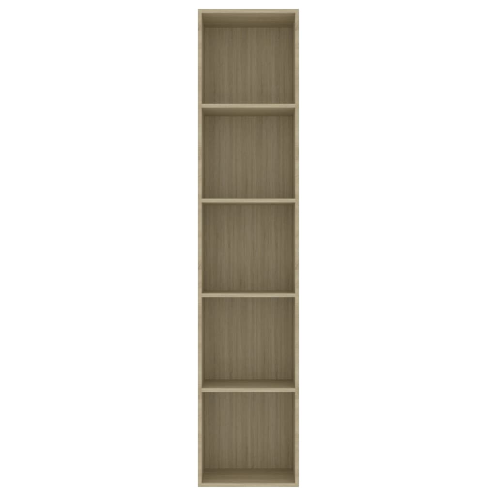 Bibliotecă, stejar sonoma, 40x30x189 cm, lemn prelucrat