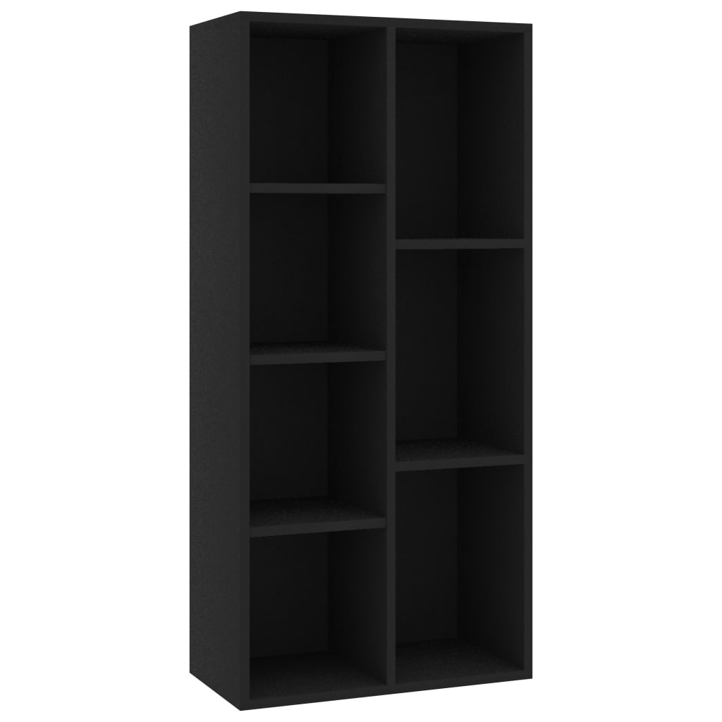 Bookcase, black, 50 x 25 x 106 cm, chipboard