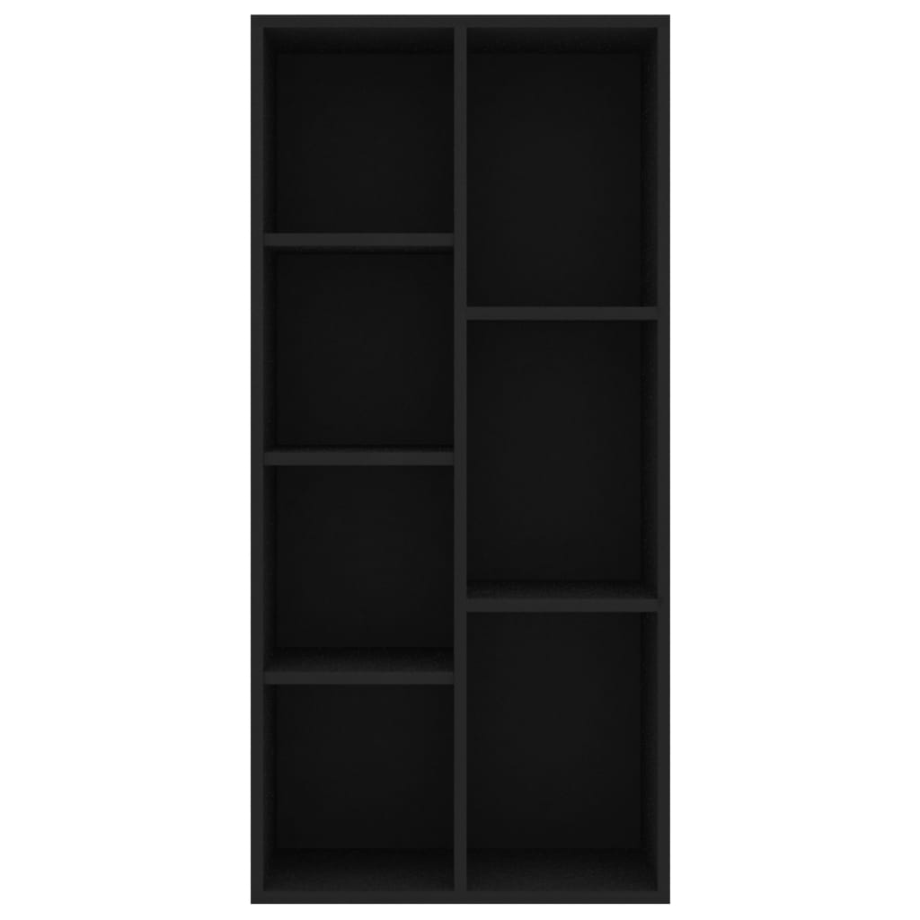 Bookcase, black, 50 x 25 x 106 cm, chipboard