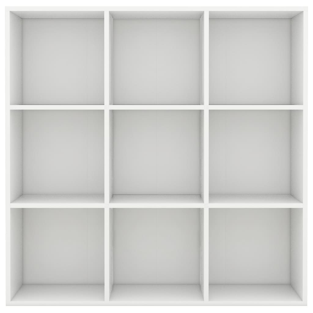 Bookcase, white, 98 x 30 x 98 cm, chipboard