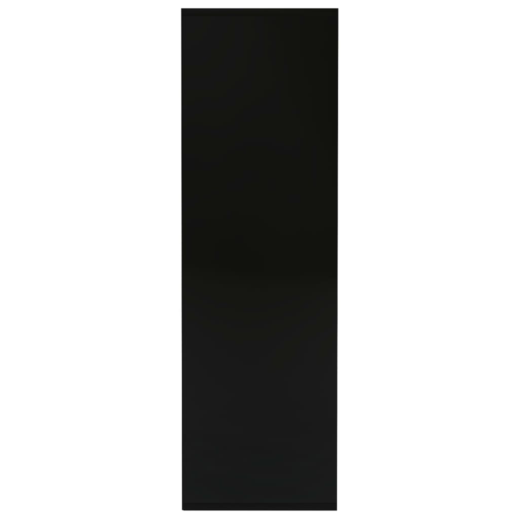 Bibliotecă, negru, 98x29x97,5 cm, lemn prelucrat