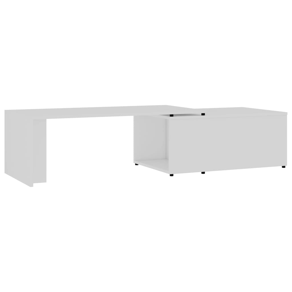 Coffee table, white, 150 x 50 x 35 cm, chipboard