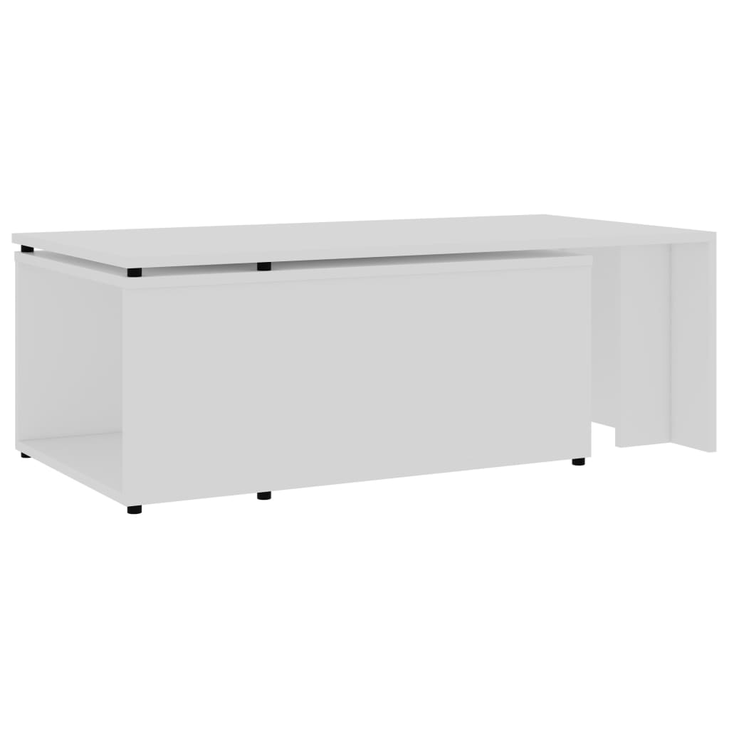 Coffee table, white, 150 x 50 x 35 cm, chipboard