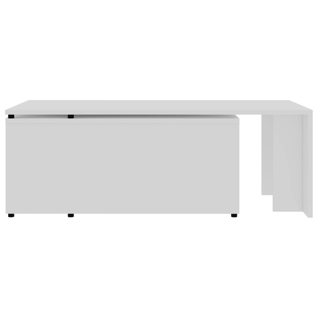 Coffee table, white, 150 x 50 x 35 cm, chipboard