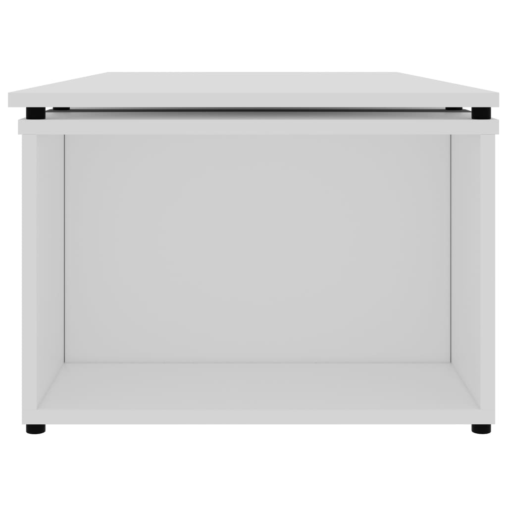 Coffee table, white, 150 x 50 x 35 cm, chipboard