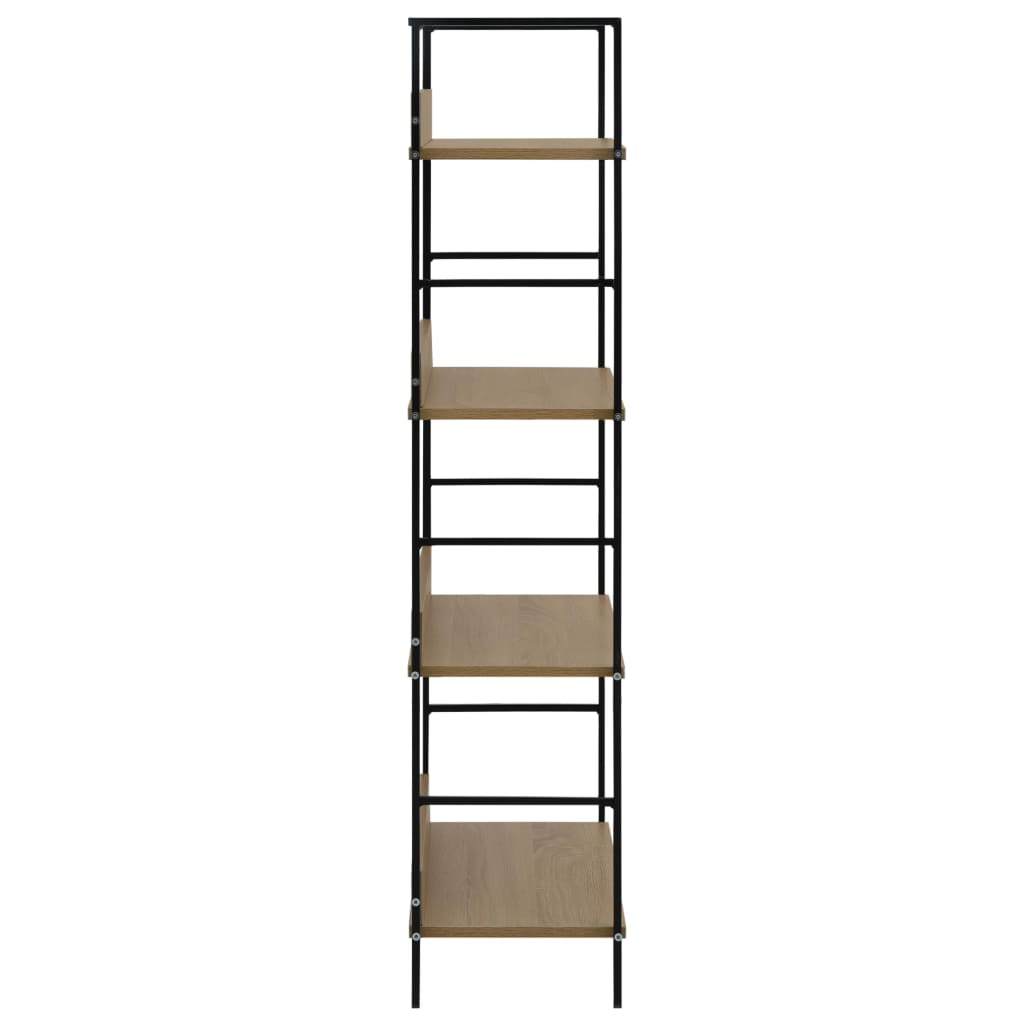 Bookcase 3 shelves, oak, 60x27.6x124.5 cm processed wood