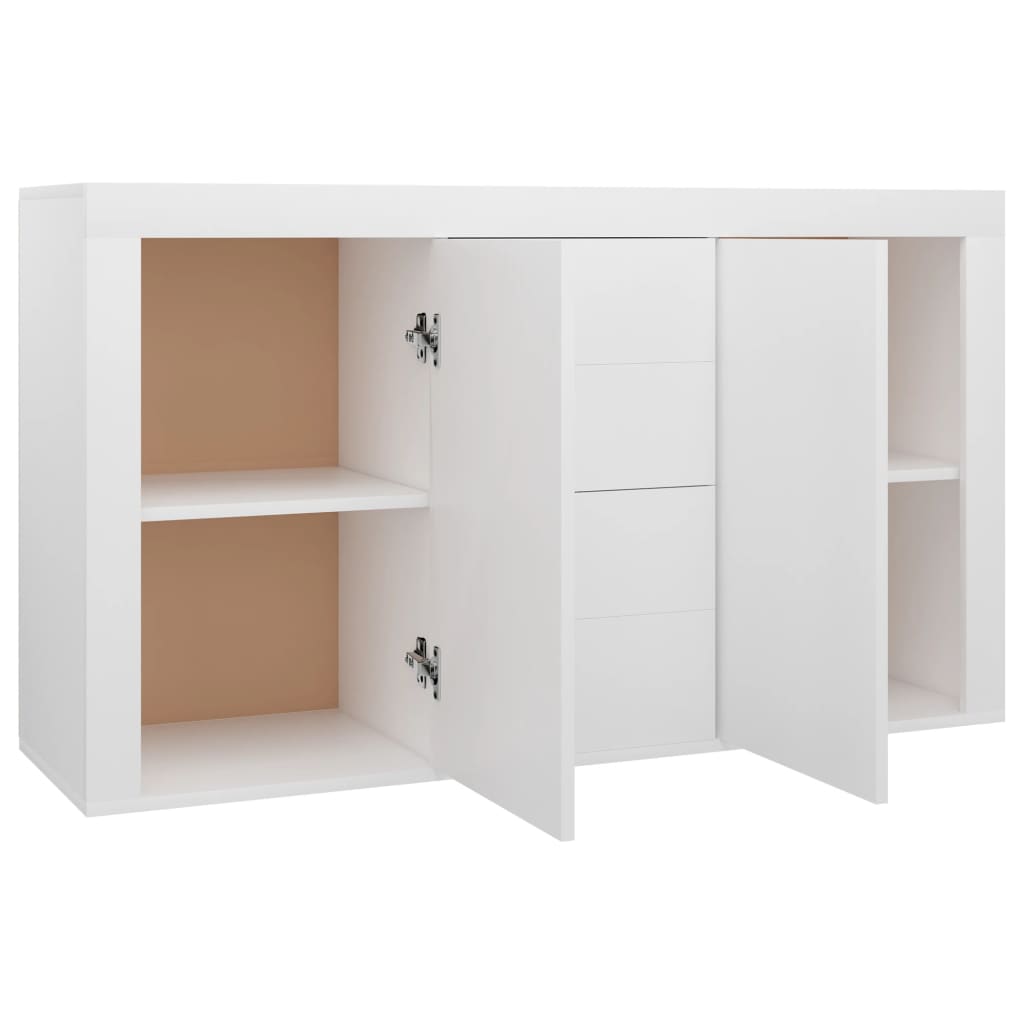 Sideboard, white, 120 x 36 x 69 cm, chipboard