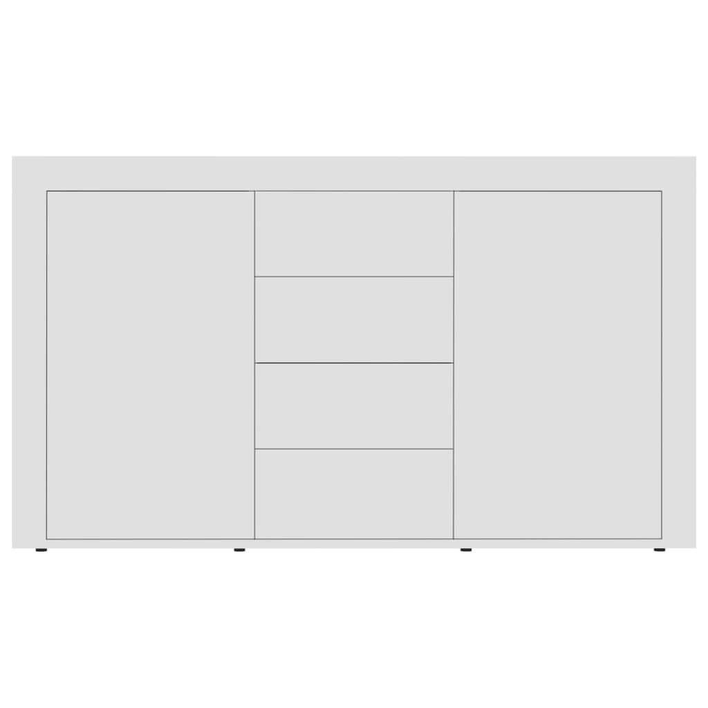 Sideboard, white, 120 x 36 x 69 cm, chipboard