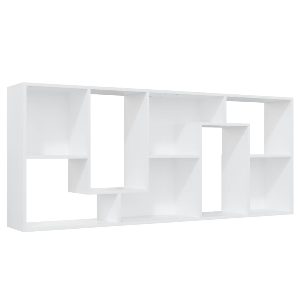 Bibliotecă, alb, 67x24x161 cm, lemn prelucrat