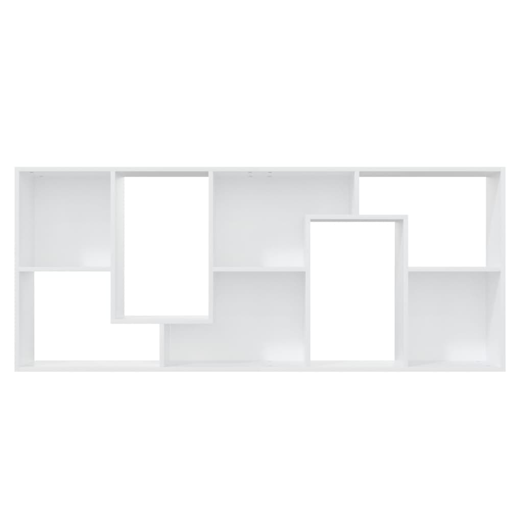 Bibliotecă, alb, 67x24x161 cm, lemn prelucrat